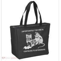 Unfortunately The Vibe Is Continuing To Deteriorate Quote Tote Bag thumb 2
