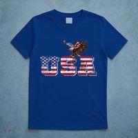 USA US American Flag Patriotic 4th Of July Bald Eagle Merica T-Shirt thumb 5