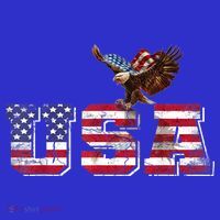 USA US American Flag Patriotic 4th Of July Bald Eagle Merica Women's Tank Top thumb 5