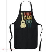 Ukulele Uke Can Do It Gifts For Guitar funny Music Lover Apron thumb 0