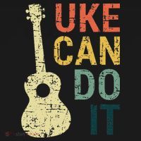 Ukulele Uke Can Do It Gifts For Guitar funny Music Lover Button thumb 1
