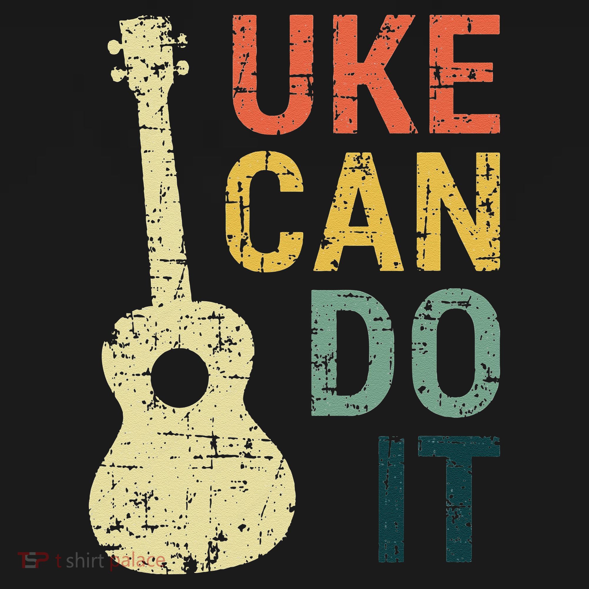 Ukulele Uke Can Do It Gifts For Guitar funny Music Lover Ornament