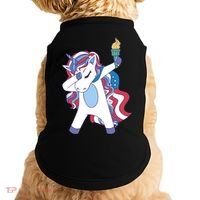 USA Unicorn Dabbing Doggie Tank thumb 0
