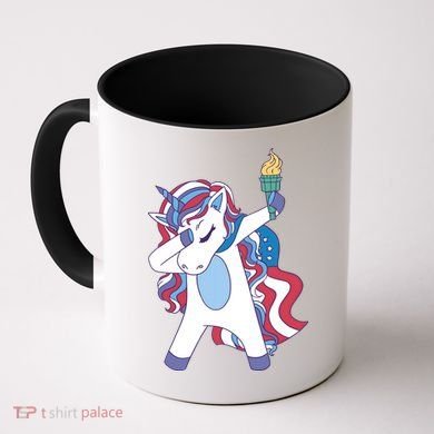 USA Unicorn Dabbing Coffee Mug