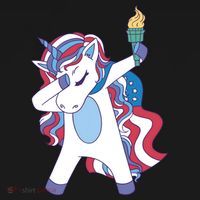 USA Unicorn Dabbing Pajama Set thumb 2