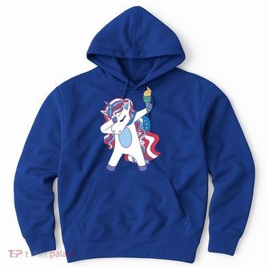 USA Unicorn Dabbing Hoodie