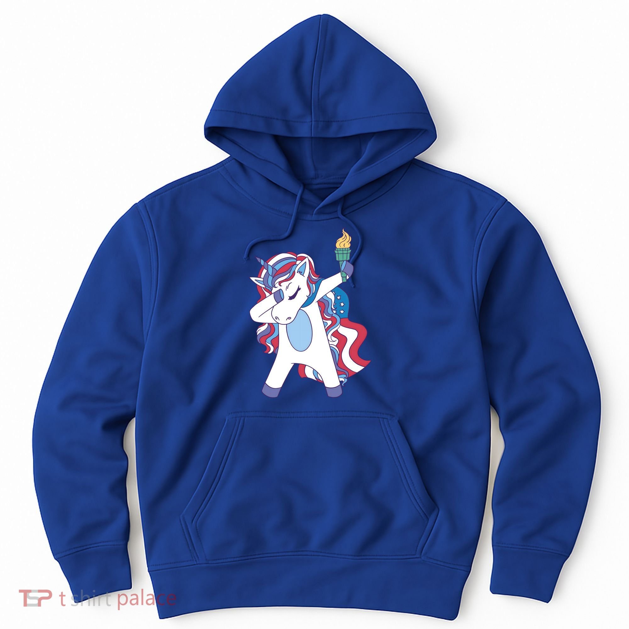 USA Unicorn Dabbing Hoodie