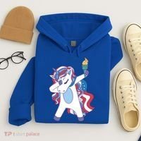 USA Unicorn Dabbing Hoodie thumb 4