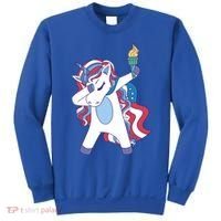 USA Unicorn Dabbing Sweatshirt thumb 0