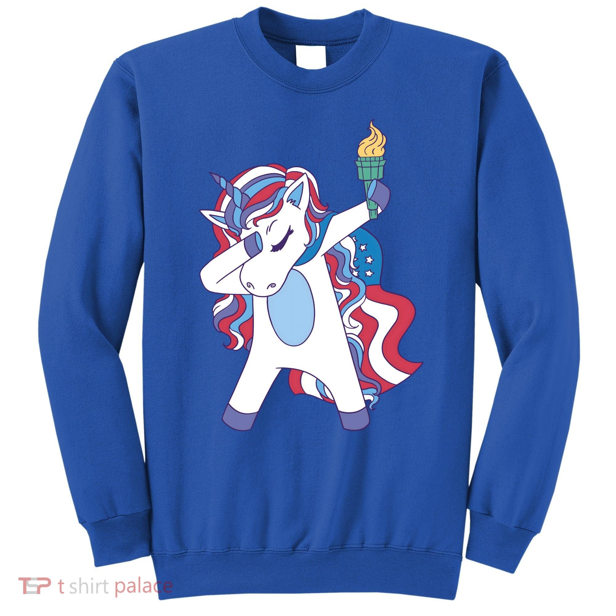 USA Unicorn Dabbing Sweatshirt