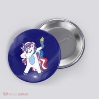USA Unicorn Dabbing Button thumb 0