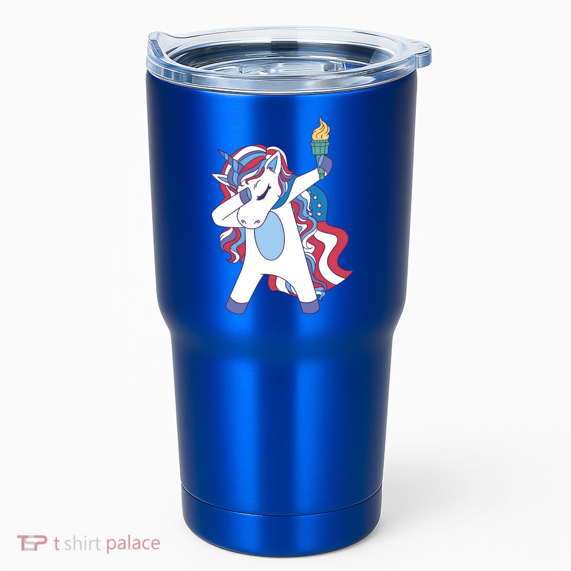 USA Unicorn Dabbing Tumbler