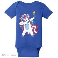 USA Unicorn Dabbing Baby Bodysuit thumb 0