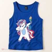 USA Unicorn Dabbing Tank Top thumb 2