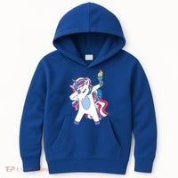 USA Unicorn Dabbing Kids Hoodie thumb 0