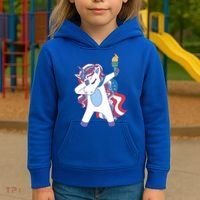 USA Unicorn Dabbing Kids Hoodie thumb 3