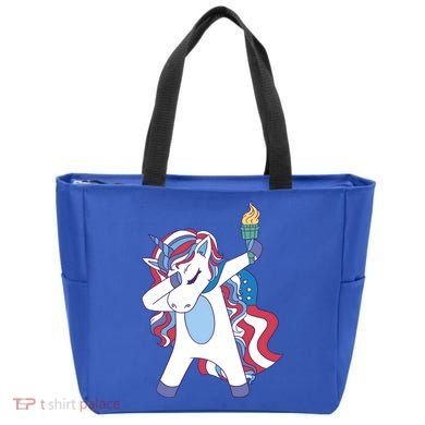 USA Unicorn Dabbing Tote Bag