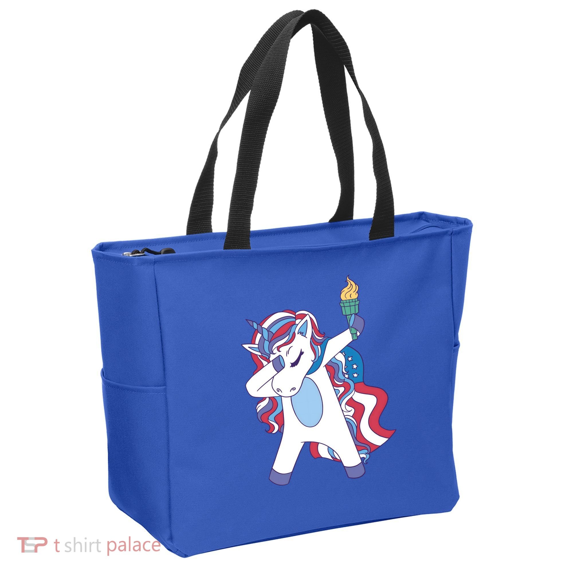 USA Unicorn Dabbing Tote Bag