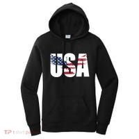 Usa Us Eagle Flag Patriotic Proud To Be An American Great Gift Women's Hoodie thumb 0