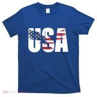 Usa Us Eagle Flag Patriotic Proud To Be An American Great Gift T-Shirt thumb 0