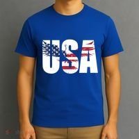 Usa Us Eagle Flag Patriotic Proud To Be An American Great Gift T-Shirt thumb 3