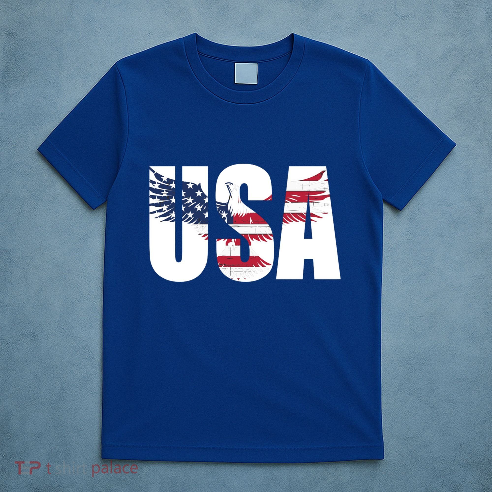 Usa Us Eagle Flag Patriotic Proud To Be An American Great Gift T-Shirt