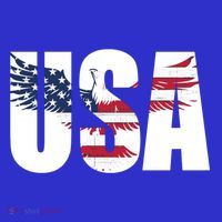 Usa Us Eagle Flag Patriotic Proud To Be An American Great Gift Polo thumb 2