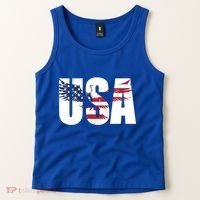 Usa Us Eagle Flag Patriotic Proud To Be An American Great Gift Tank Top thumb 2