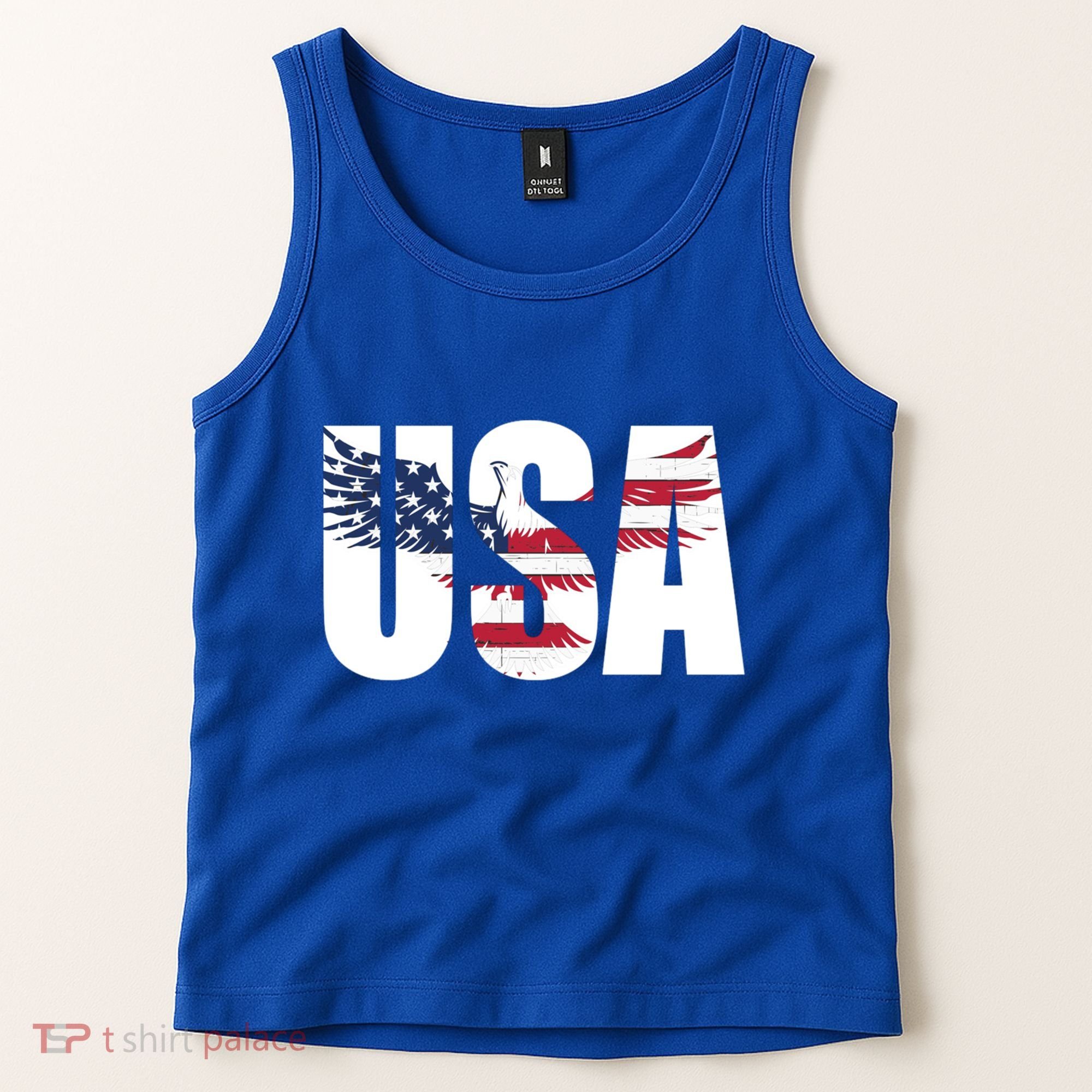 Usa Us Eagle Flag Patriotic Proud To Be An American Great Gift Tank Top