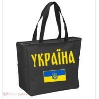 Ukraine Ukrainian Flag Cyrillic Tote Bag thumb 2