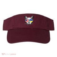 USA Ukraine Flags Sunglasses Cat Visor thumb 0