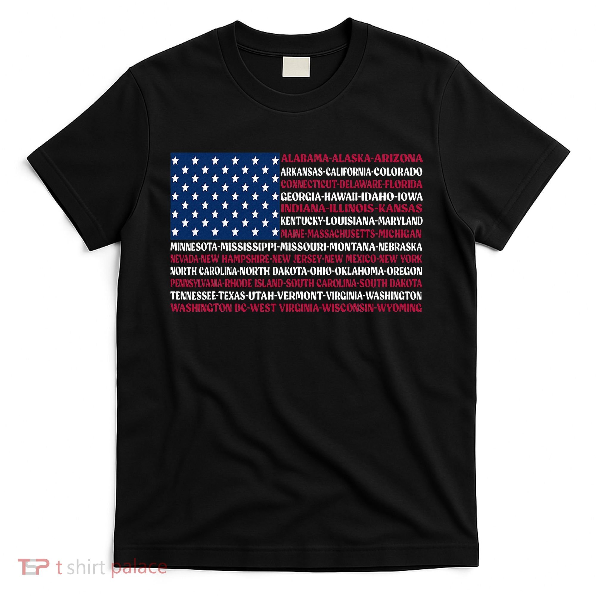 USA US Flag Patriotic Vintage T-Shirt