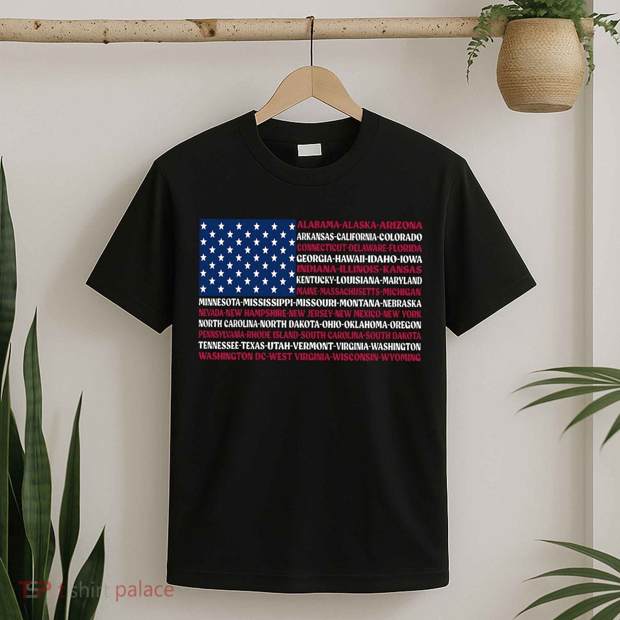 USA US Flag Patriotic Vintage T-Shirt