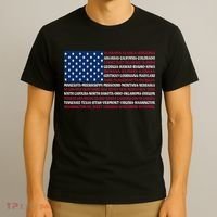 USA US Flag Patriotic Vintage T-Shirt thumb 3
