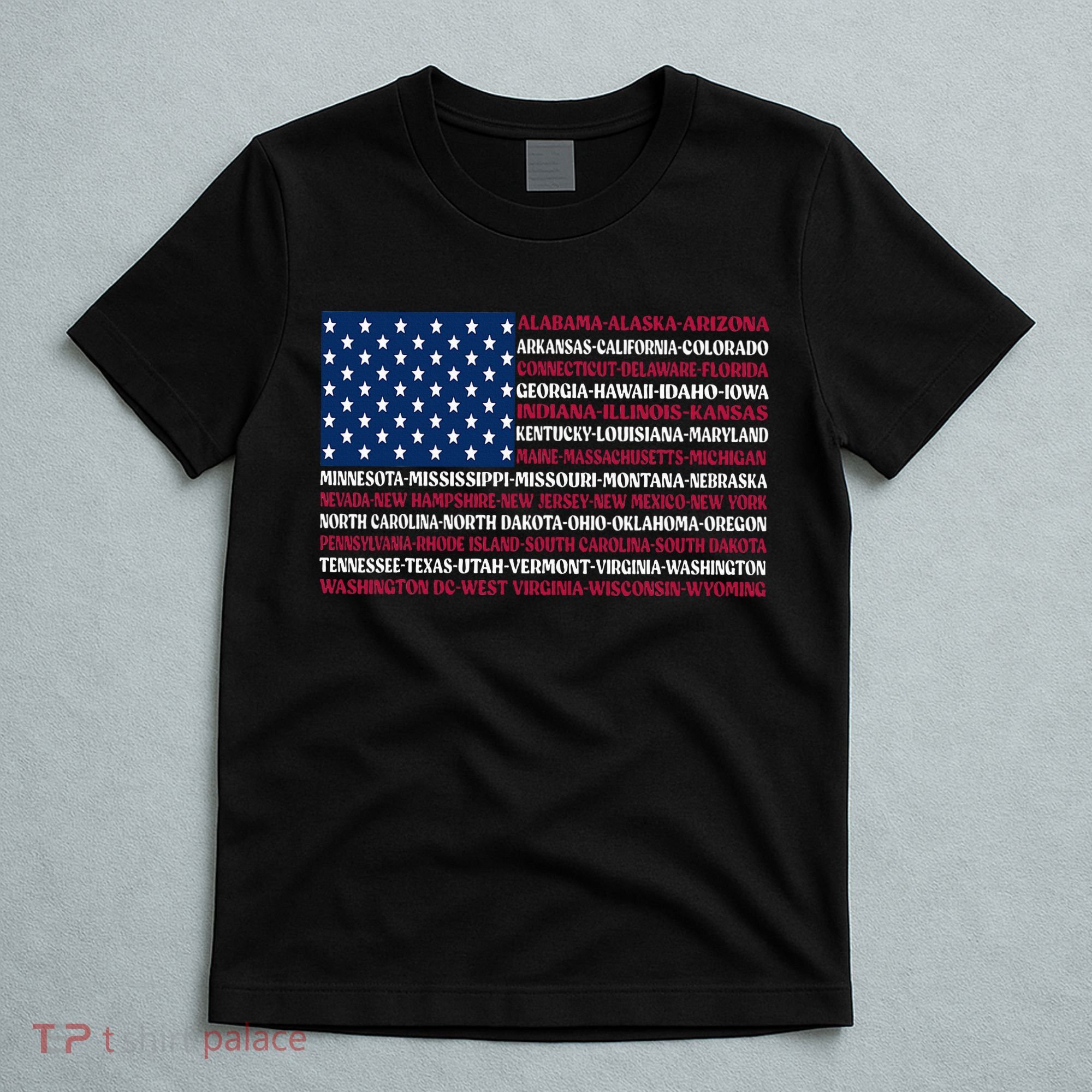USA US Flag Patriotic Vintage T-Shirt
