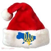 Ukraine Ukrainian Flag Ukrainians Santa Hat thumb 0