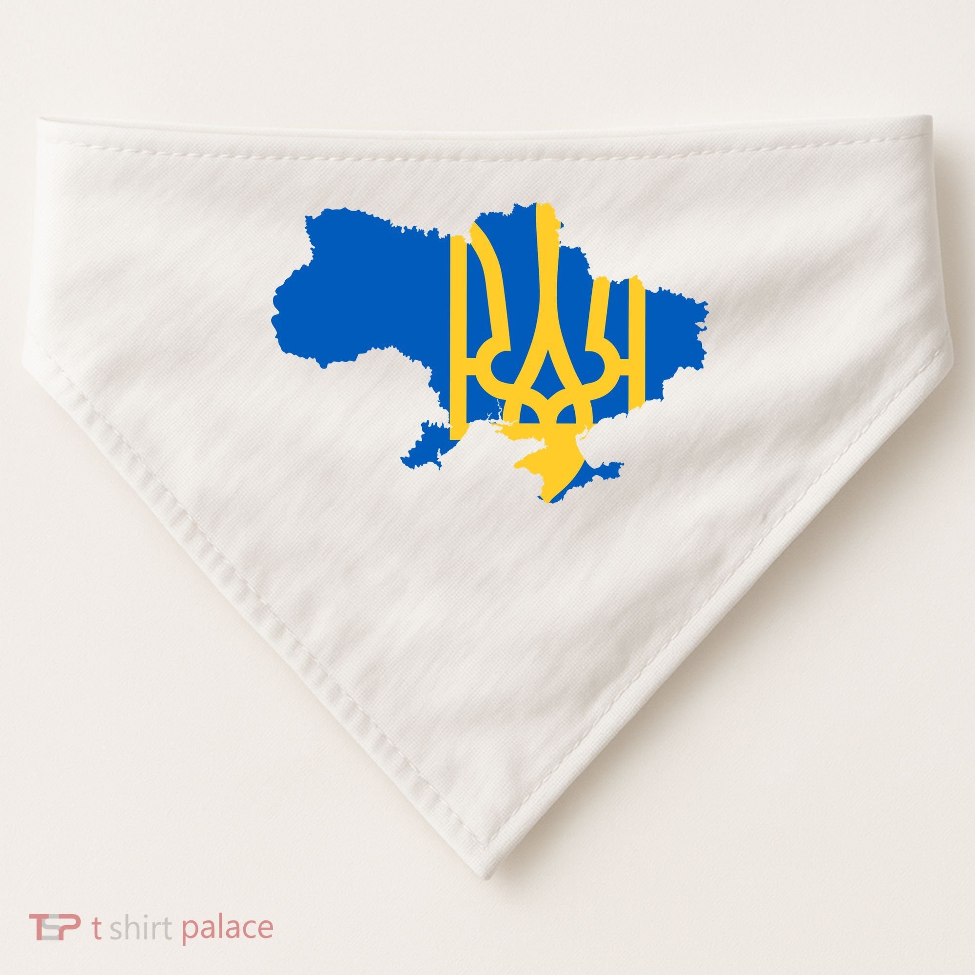 Ukraine Ukrainian Flag Ukrainians USA-Made Doggie Bandana
