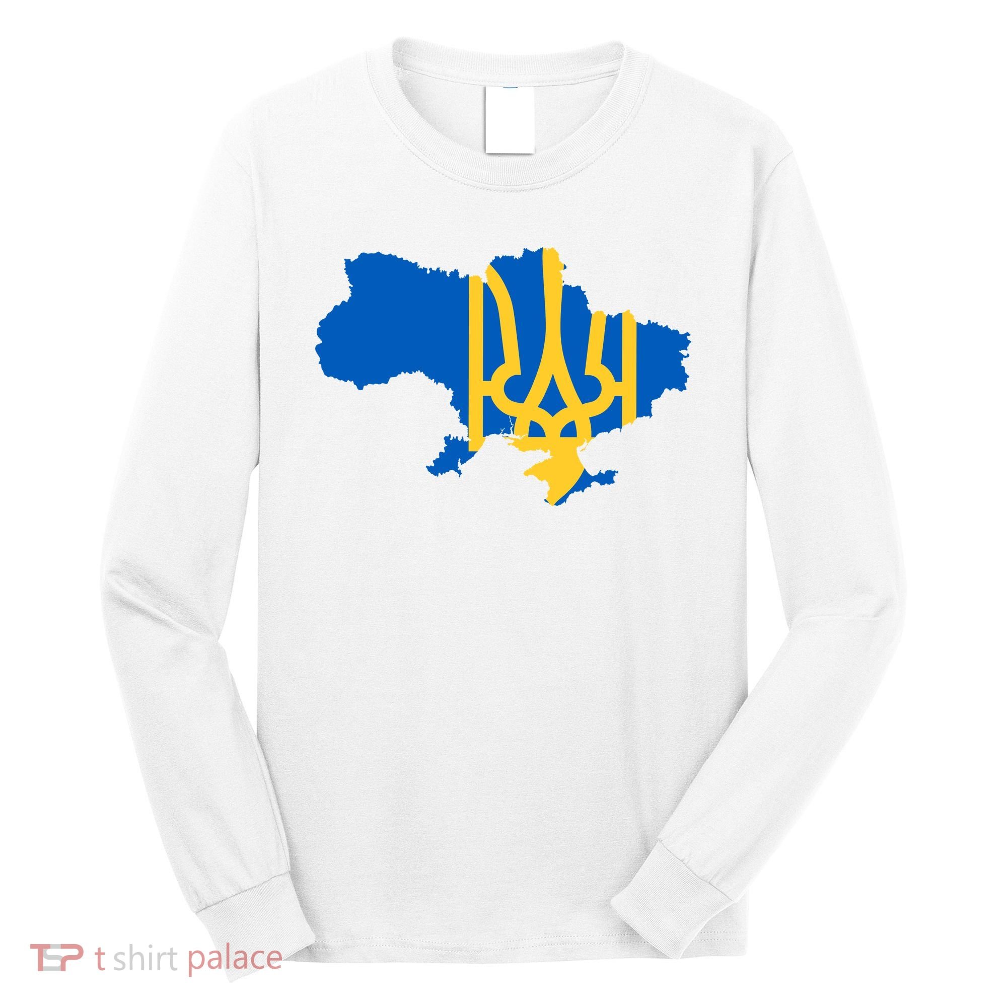 Ukraine Ukrainian Flag Ukrainians Long Sleeve Shirt