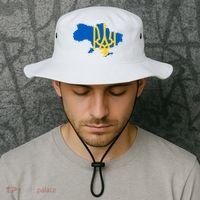 Ukraine Ukrainian Flag Ukrainians Bucket Hat thumb 2