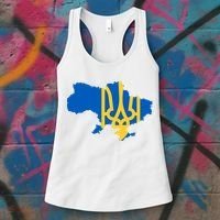 Ukraine Ukrainian Flag Ukrainians Women's Tank Top thumb 3