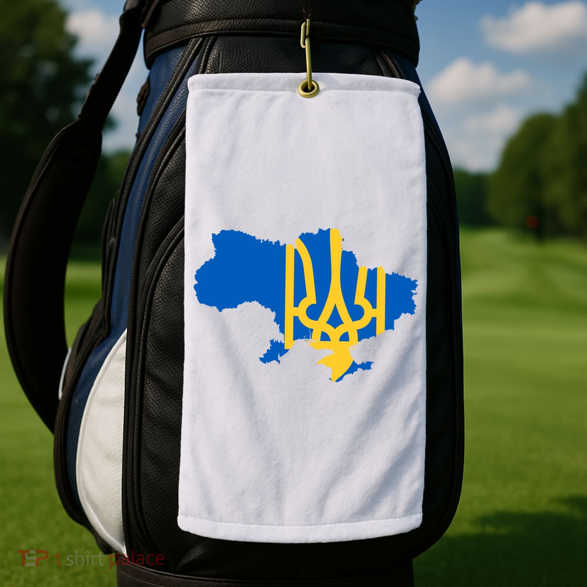 Ukraine Ukrainian Flag Ukrainians Golf Towel