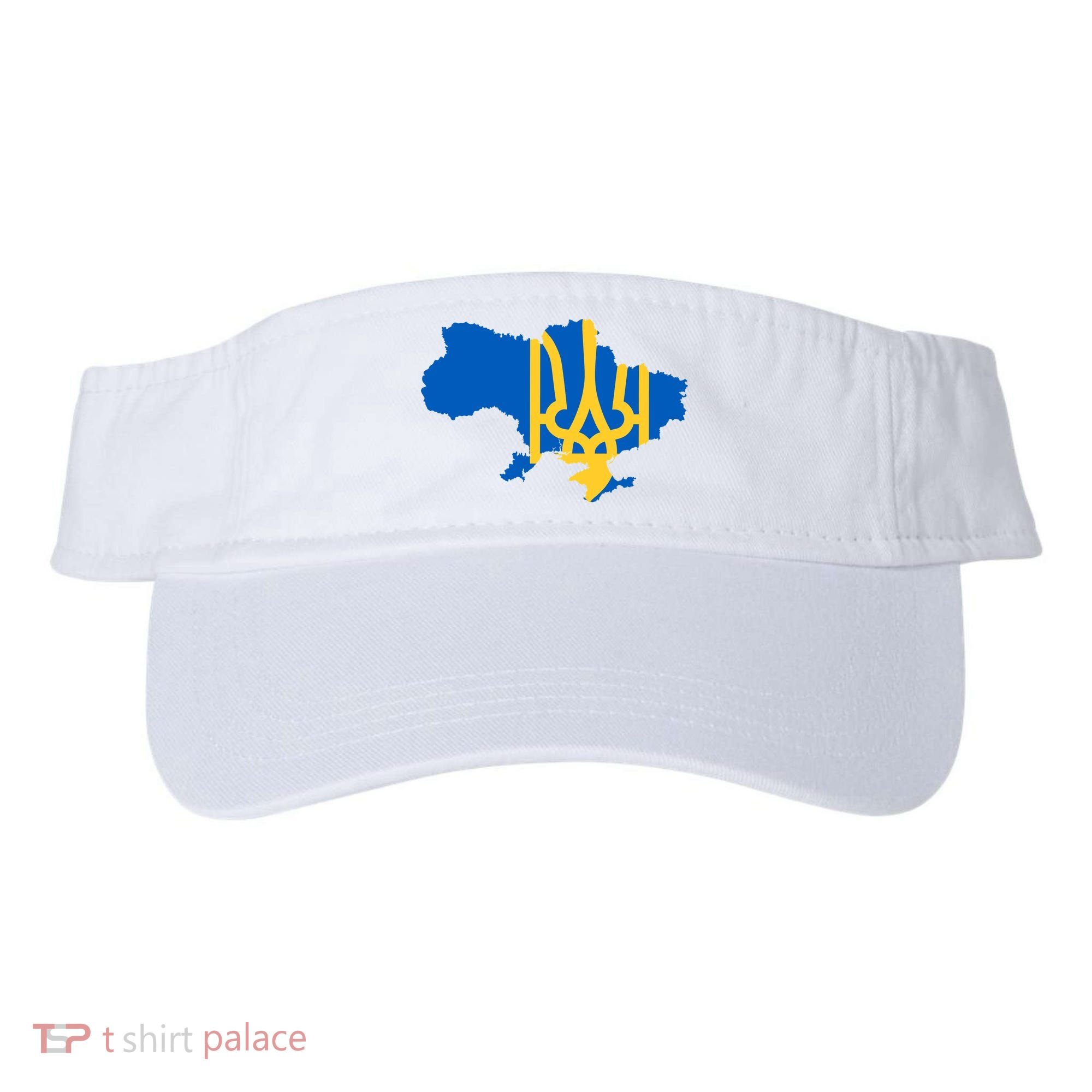 Ukraine Ukrainian Flag Ukrainians Visor