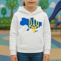 Ukraine Ukrainian Flag Ukrainians Kids Hoodie thumb 3