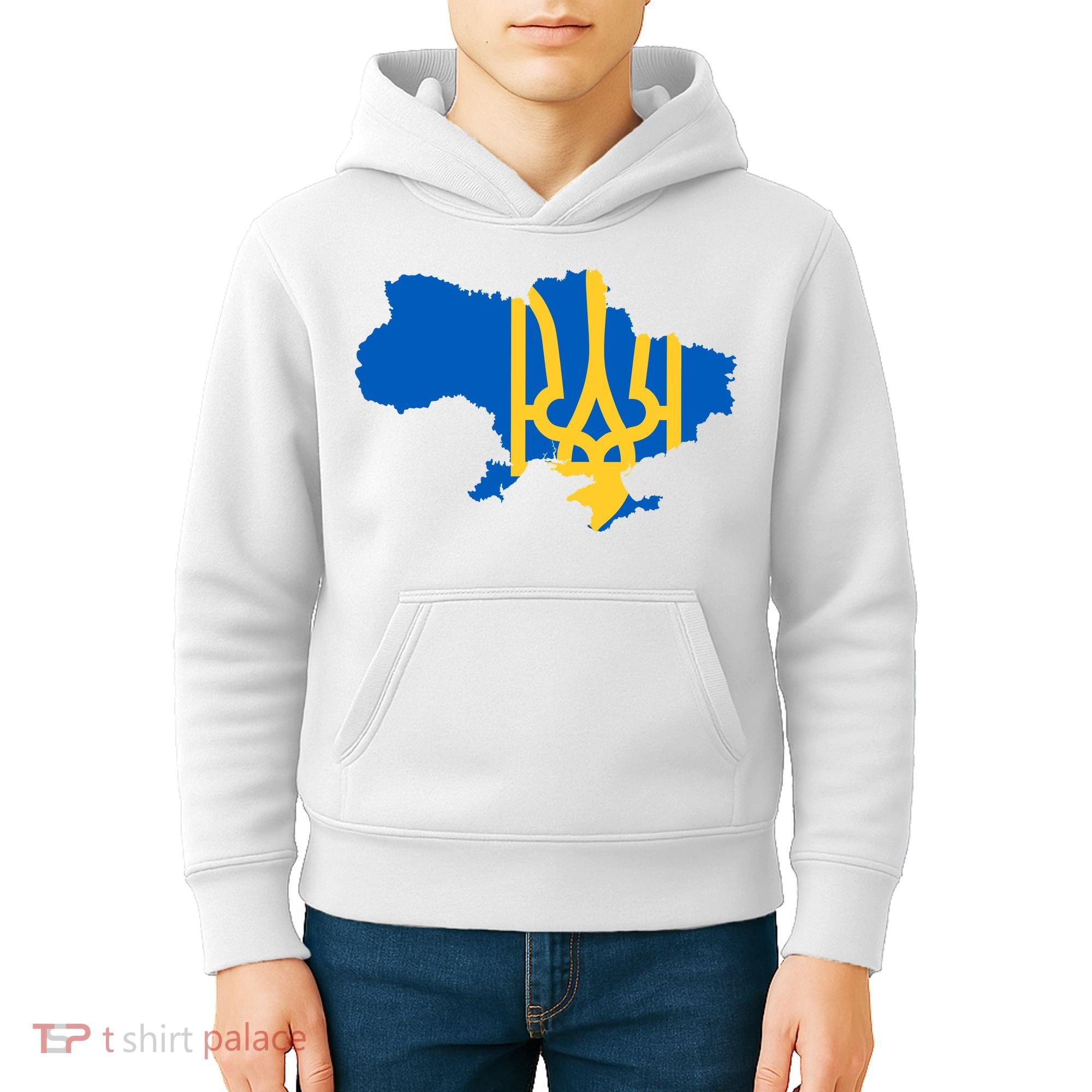 Ukraine Ukrainian Flag Ukrainians Kids Hoodie