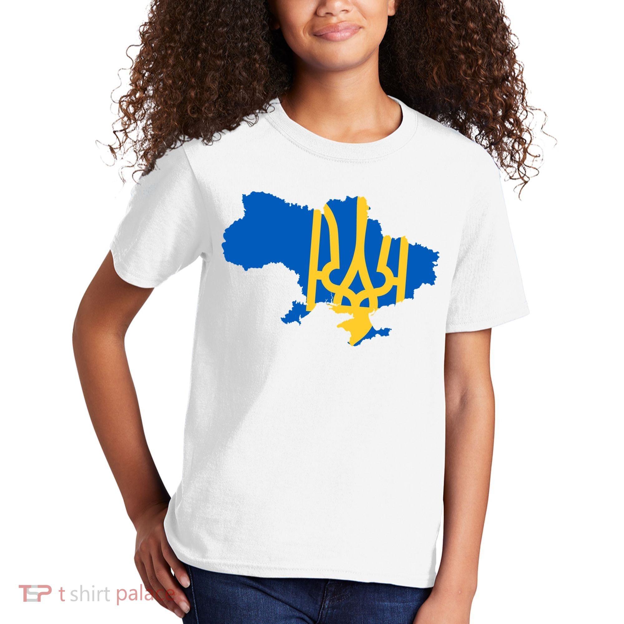 Ukraine Ukrainian Flag Ukrainians Kids T-Shirt