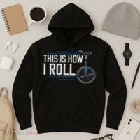 Unicycle Unicycling Gift Electric Beginner Hoodie thumb 3