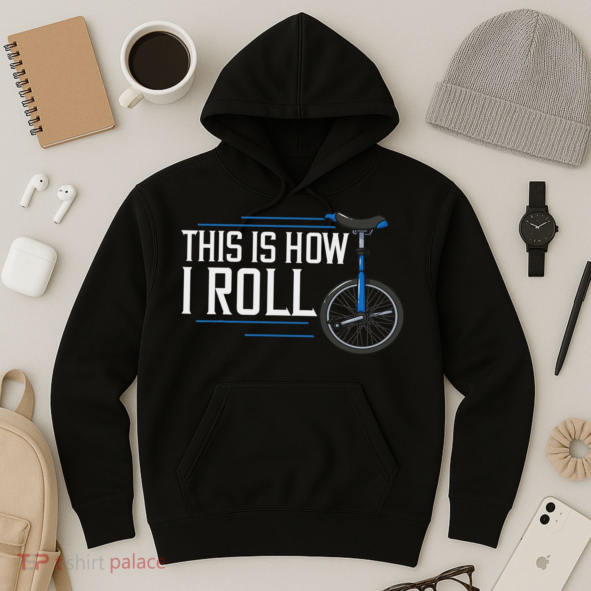 Unicycle Unicycling Gift Electric Beginner Hoodie