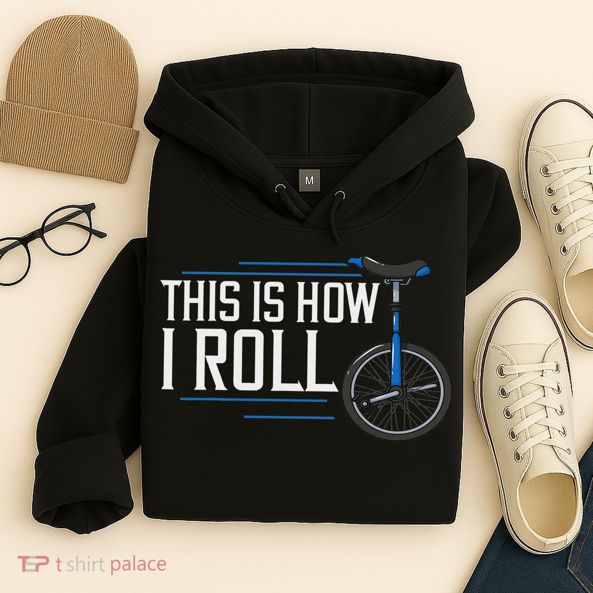 Unicycle Unicycling Gift Electric Beginner Hoodie