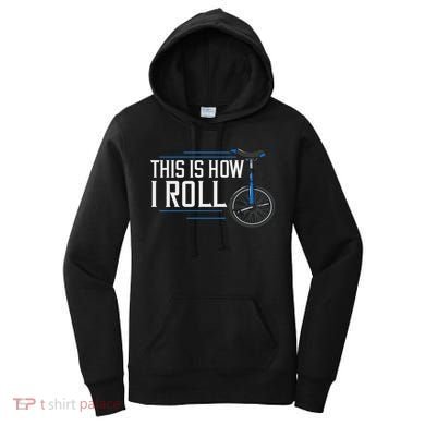 Unicycle Unicycling Gift Electric Beginner Women's Hoodie