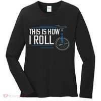 Unicycle Unicycling Gift Electric Beginner Women's Long Sleeve Shirt thumb 0